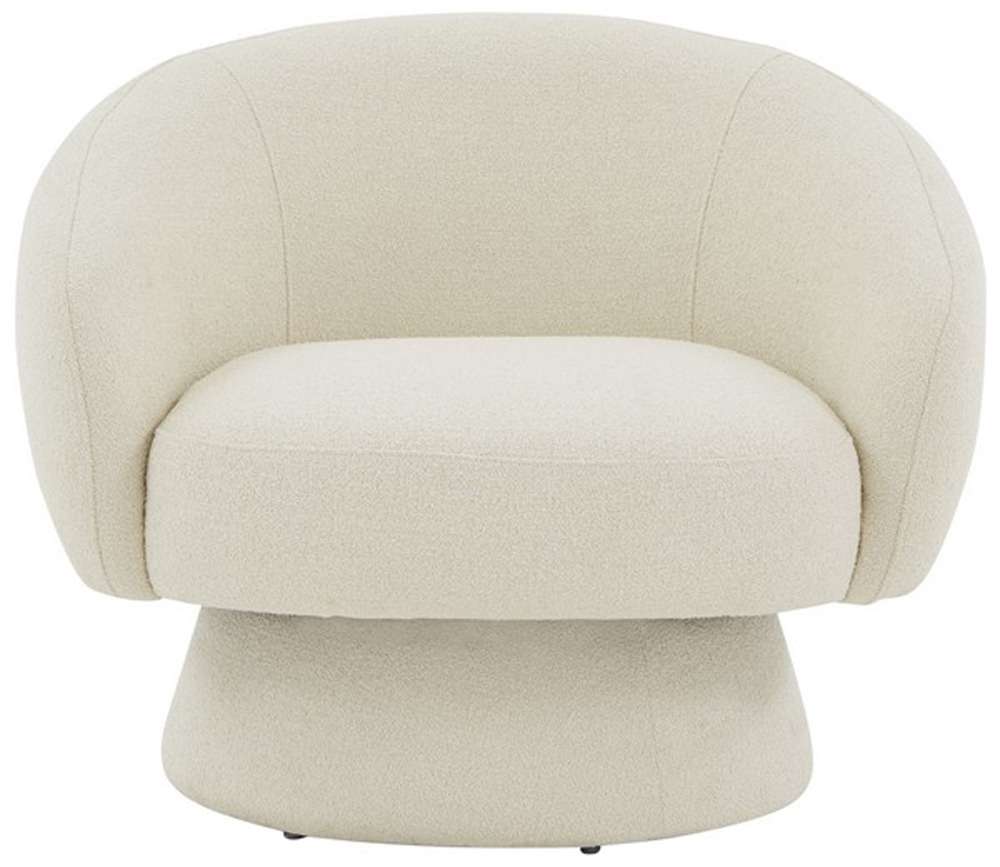 Safavieh - Couture - Petryna Boucle Accent Chair - Creme - SFV4822B veiw 1