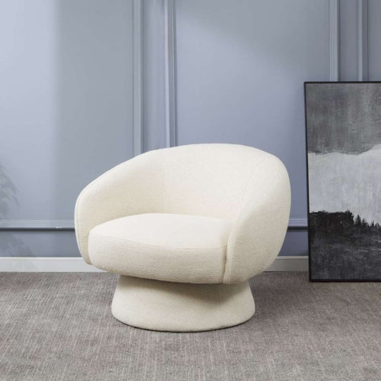 Safavieh - Couture - Petryna Boucle Accent Chair - Creme - SFV4822B veiw 2