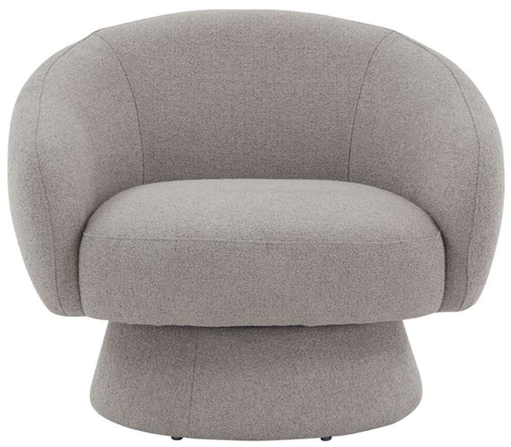 Safavieh - Couture - Petryna Boucle Accent Chair - Grey - SFV4822C veiw 1
