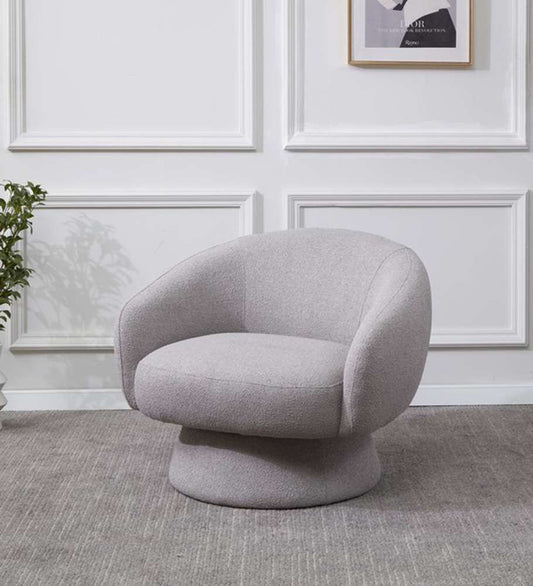 Safavieh - Couture - Petryna Boucle Accent Chair - Grey - SFV4822C veiw 2