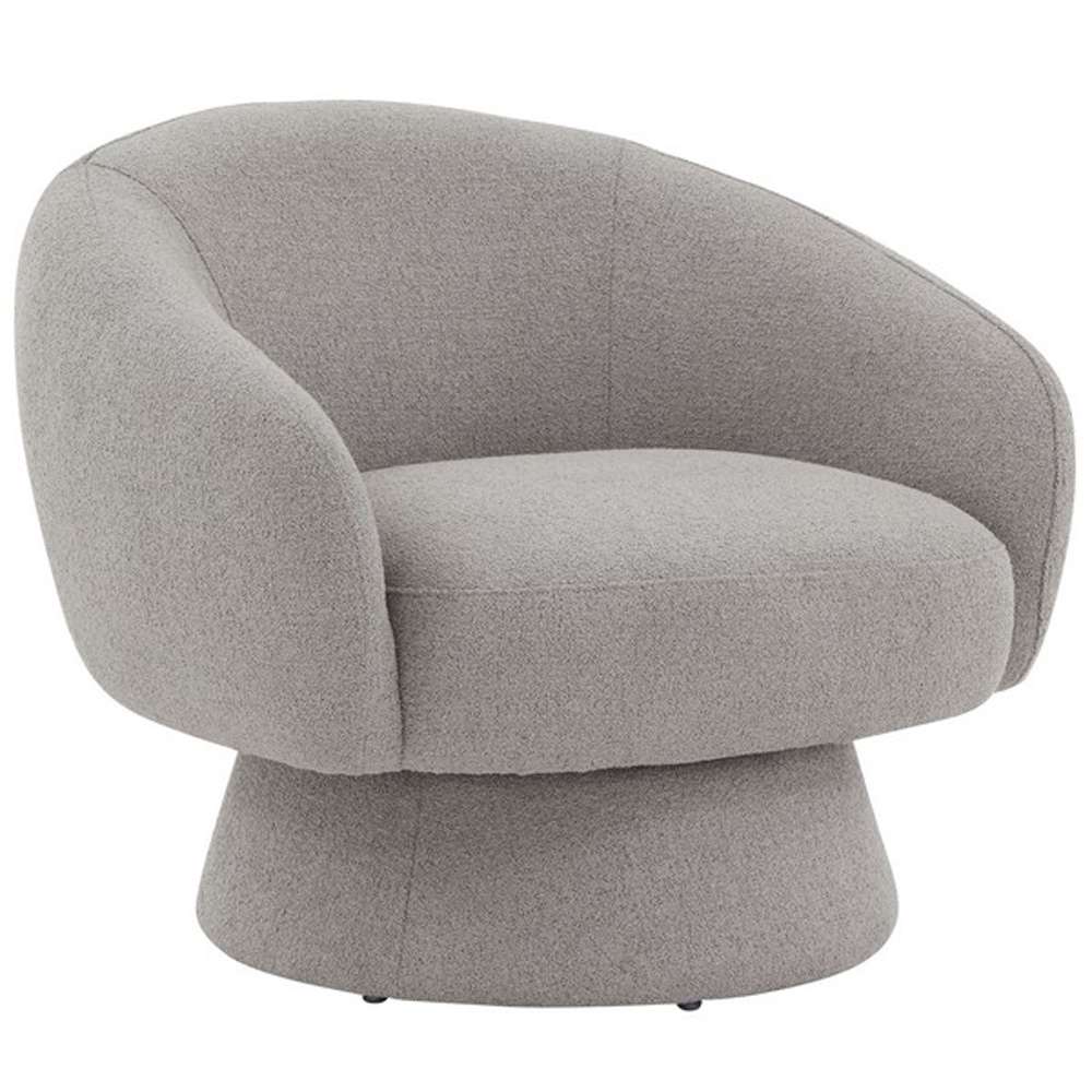 Safavieh - Couture - Petryna Boucle Accent Chair - Grey - SFV4822C veiw 3