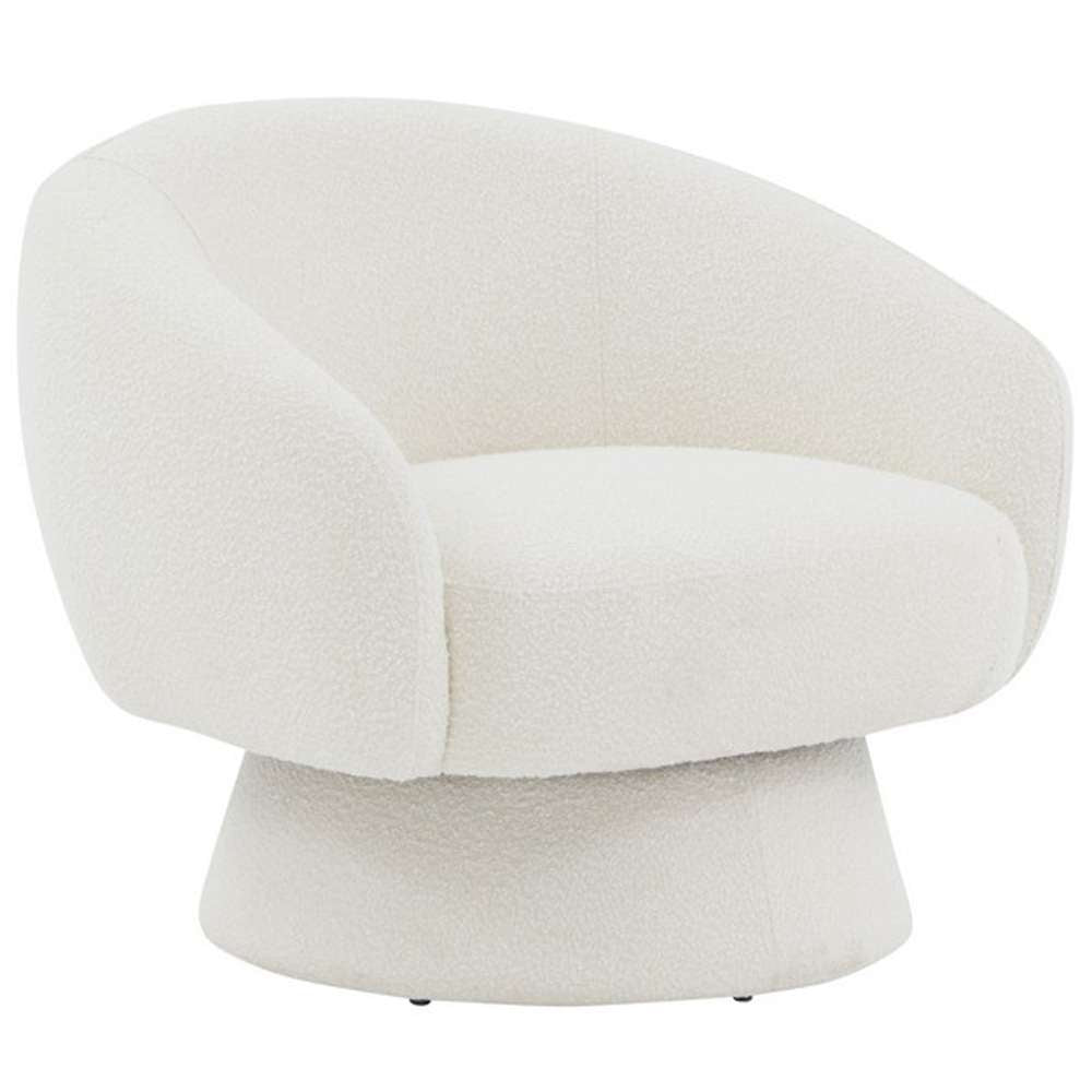 Safavieh - Couture - Petryna Boucle Accent Chair - Ivory - SFV4822A veiw 3