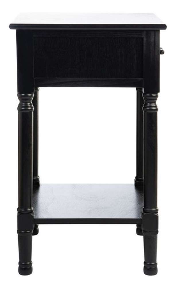 Safavieh - Peyton 1 Drawer Accent Table - Black - ACC5704B veiw 4