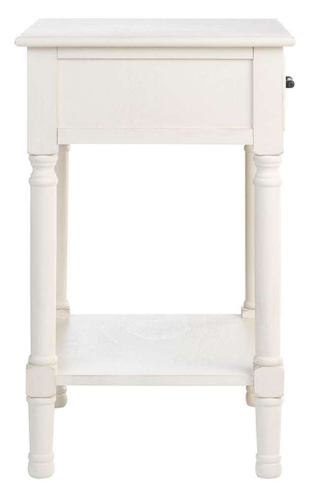 Safavieh - Peyton 1 Drawer Accent Table - Distressed White  - ACC5704A veiw 4
