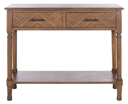 Safavieh - Peyton 2 Drawer Console Table - Brown - CNS5704C veiw 1