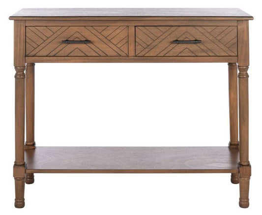Safavieh - Peyton 2 Drawer Console Table - Brown - CNS5704C veiw 1