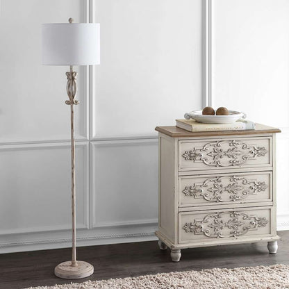 Safavieh - Philippa Floor Lamp - White Washed - FLL4049A veiw 2