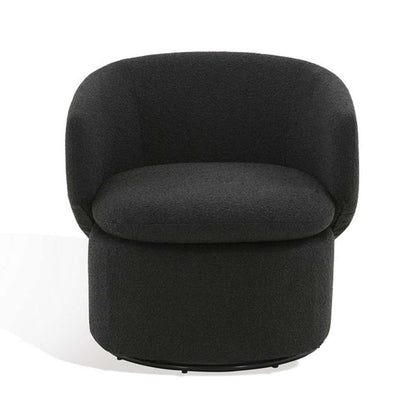 Safavieh - Couture - Phyllis Boucle Swivel Chair - Black - SFV4816B veiw 2
