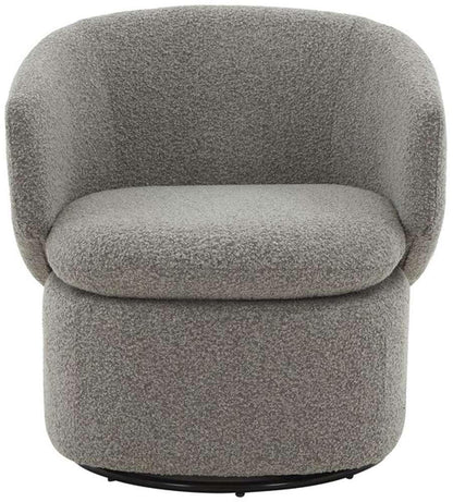 Safavieh - Couture - Phyllis Boucle Swivel Chair - Grey - SFV4816C veiw 1