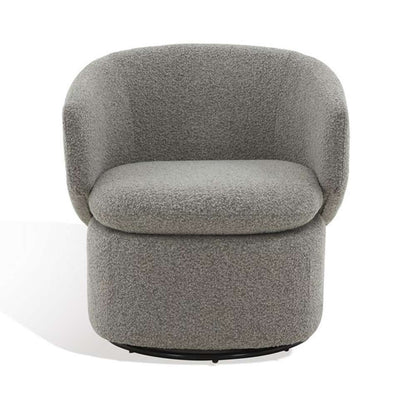 Safavieh - Couture - Phyllis Boucle Swivel Chair - Grey - SFV4816C veiw 2