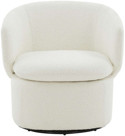Safavieh - Couture - Phyllis Boucle Swivel Chair - Ivory - SFV4816A veiw 1