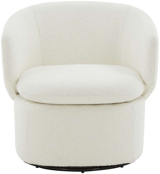 Safavieh - Couture - Phyllis Boucle Swivel Chair - Ivory - SFV4816A veiw 1