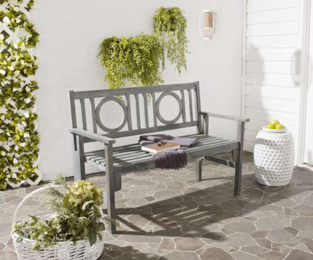 Safavieh - Piedmont Folding Bench - Ash Grey - PAT6714A veiw 2