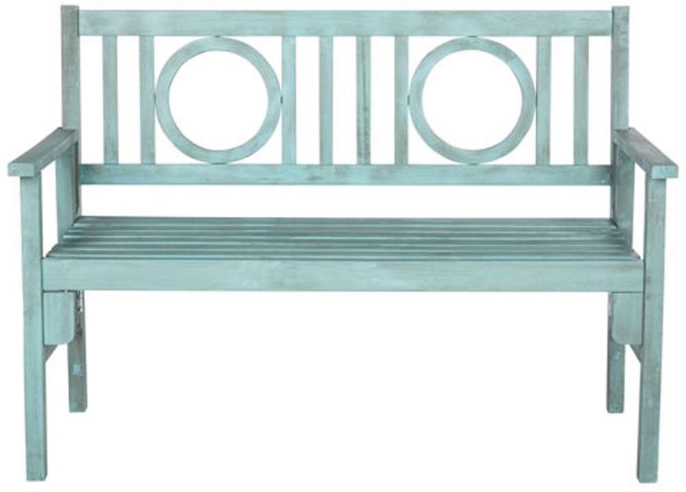 Safavieh - Piedmont Folding Bench - Beach House Blu - PAT6714B veiw 1