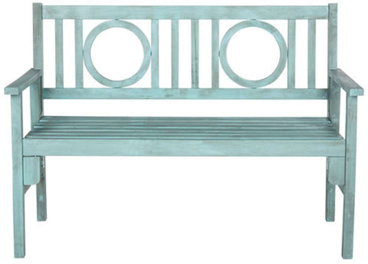 Safavieh - Piedmont Folding Bench - Beach House Blu - PAT6714B veiw 1