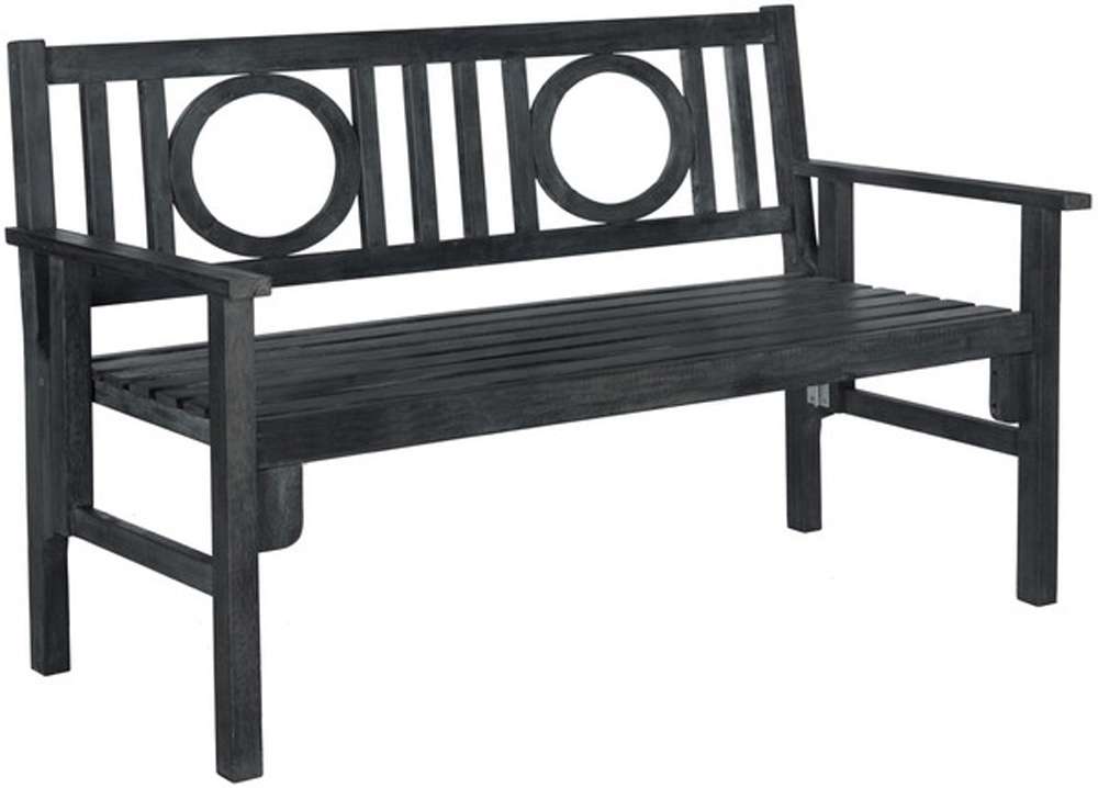Safavieh - Piedmont Folding Bench - Dark Slate Gray - PAT6714K veiw 3