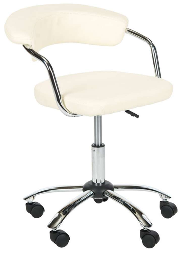 Safavieh - Pier Desk Chair - Creme - FOX8502A veiw 3
