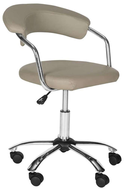 Safavieh - Pier Desk Chair - Grey - FOX8502C veiw 2