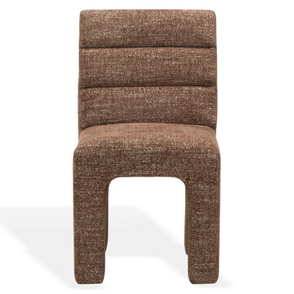 Safavieh - Pietro Channel Tufted Dining Chair / Dark Brown - SFV5081H view 1