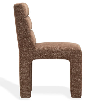 Safavieh - Pietro Channel Tufted Dining Chair / Dark Brown - SFV5081H view 3