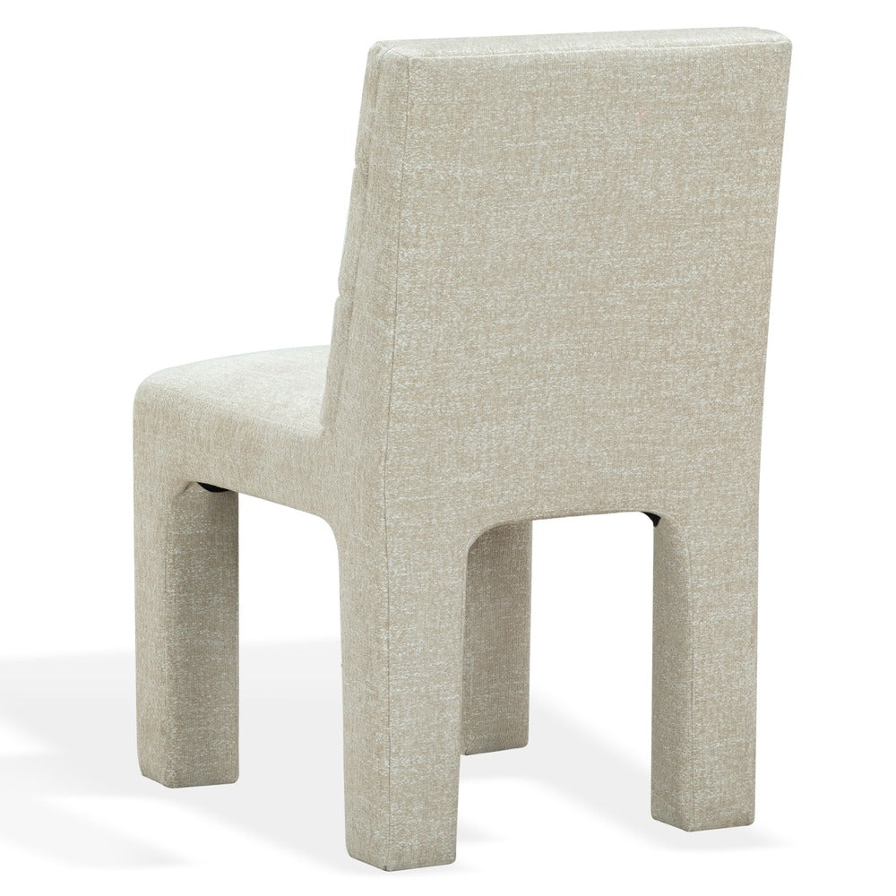 Safavieh - Pietro Channel Tufted Dining Chair / Taupe - SFV5081G view 4