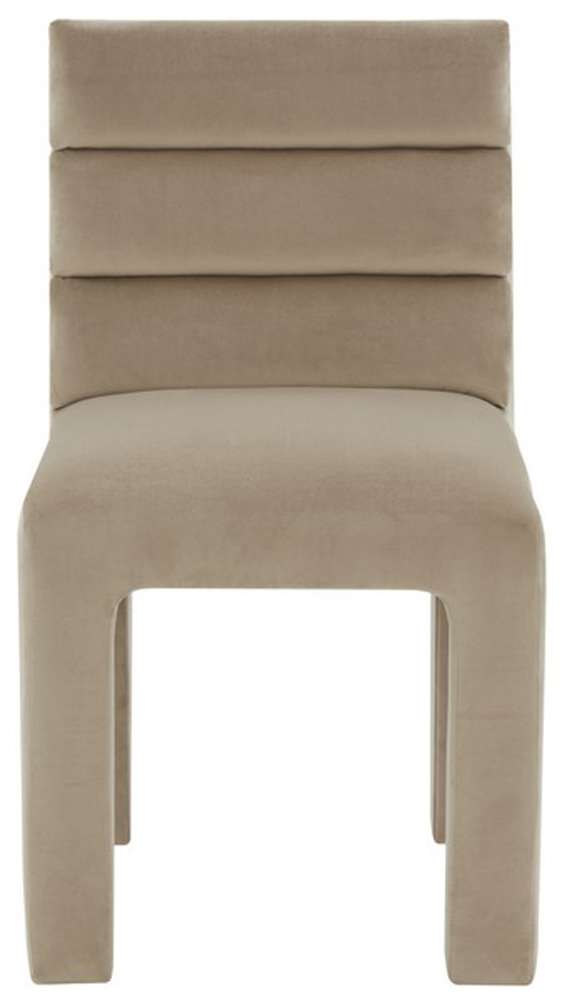 Safavieh - Couture - Pietro Tufted Dining Chiar - Light Brown - SFV5081C veiw 1