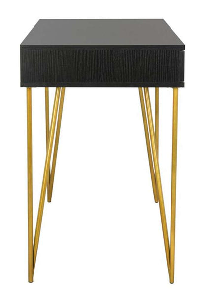 Safavieh - Pine Two Drawer Desk - Black - FOX2238B veiw 3