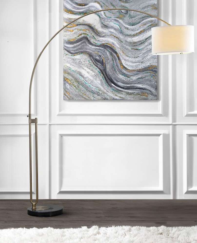 Safavieh - Polaris Arc Floor Lamp - Chrome - LIT4349A veiw 1