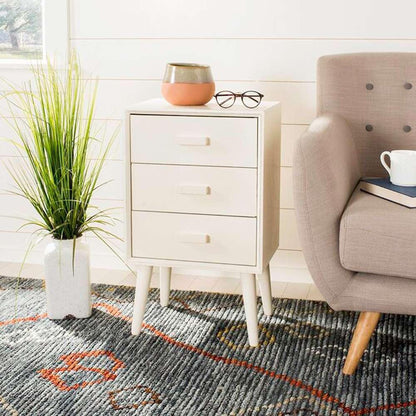 Safavieh - Pomona 3 Drawer Chest - Vintage White - CHS5700A veiw 3