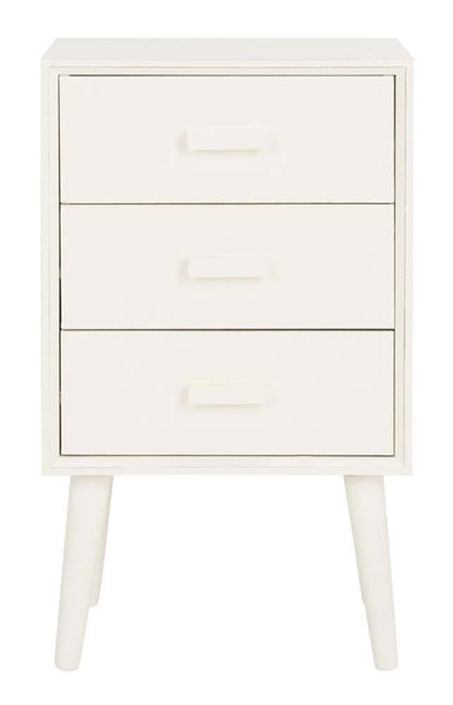 Safavieh - Pomona 3 Drawer Chest - Vintage White - CHS5700A veiw 2