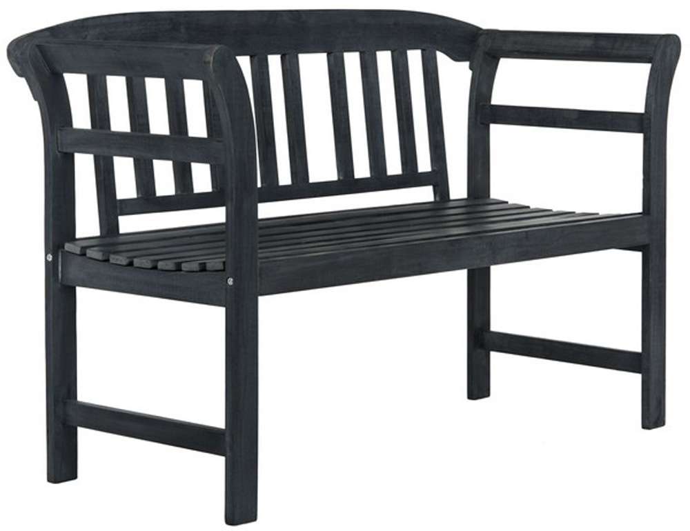 Safavieh - Porterville 2 Seat Bench - Dark Slate Gray - PAT6742K veiw 3