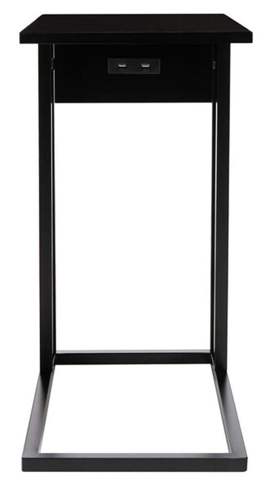 Safavieh - Portland Usb Side Table - Black - ACC8003A veiw 1