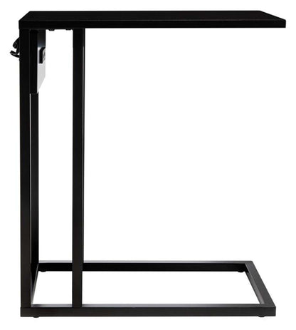 Safavieh - Portland Usb Side Table - Black - ACC8003A veiw 3