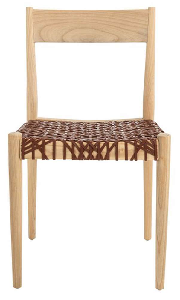 Safavieh - Pranit Dining Chair - Cognac - Natural  (Set of 2) - DCH1200B-SET2 veiw 1