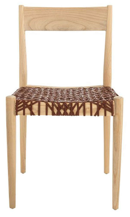 Safavieh - Pranit Dining Chair - Cognac - Natural  (Set of 2) - DCH1200B-SET2 veiw 1