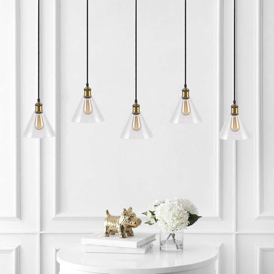 Safavieh - Presta 5Lt 56.5 Inch Pendant - Black - Gold - PND4110A veiw 1