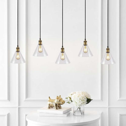 Safavieh - Presta 5Lt 56.5 Inch Pendant - Black - Gold - PND4110A veiw 2