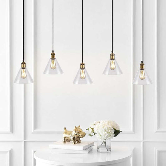 Safavieh - Presta 5Lt 56.5 Inch Pendant - Black - Gold - PND4110A veiw 2