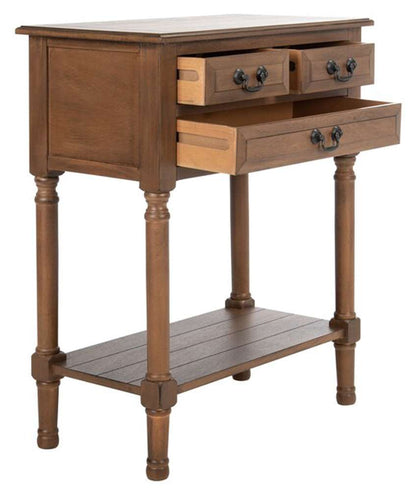 Safavieh - Primrose 3 Dwr Console Table - Brown - CNS5707C veiw 4