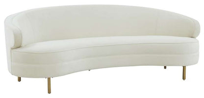 Safavieh - Couture - Primrose Curved Sofa - Creme - Gold - SFV4715C veiw 3