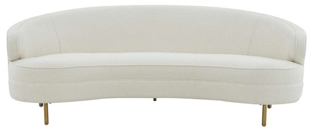 Safavieh - Couture - Primrose Curved Sofa - Ivory - Gold - SFV4715E veiw 1