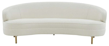 Safavieh - Couture - Primrose Curved Sofa - Ivory - Gold - SFV4715E veiw 1