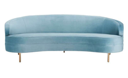 Safavieh - Couture - Primrose Curved Sofa - Light Blue - SFV4715B veiw 1