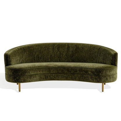 Safavieh - Primrose Curved Sofa / Olive Green / Gold - SFV4715G view 1