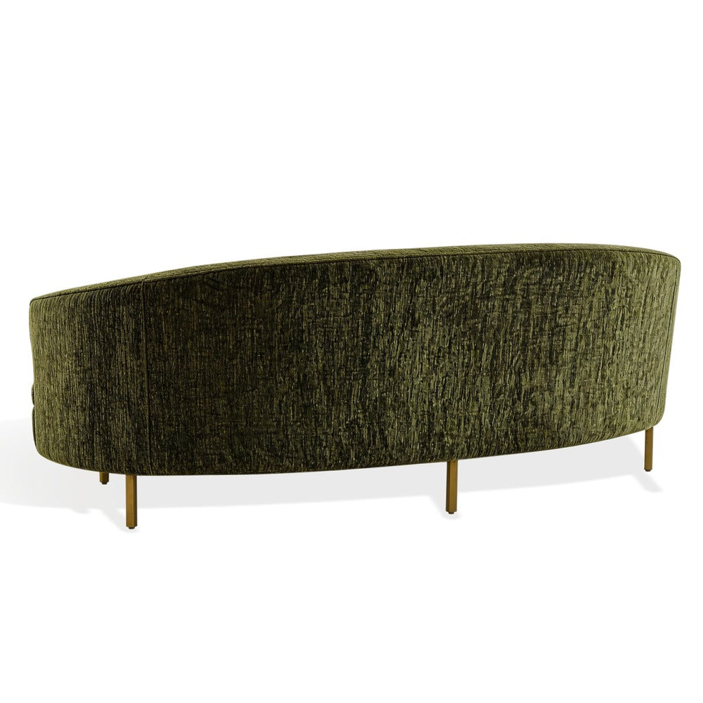 Safavieh - Primrose Curved Sofa / Olive Green / Gold - SFV4715G view 5
