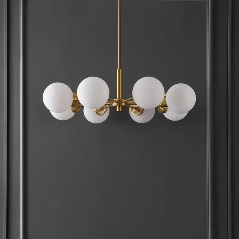 Safavieh - Prosie 8Lt 32in Chandelier - Gold - CHA4062A veiw 1