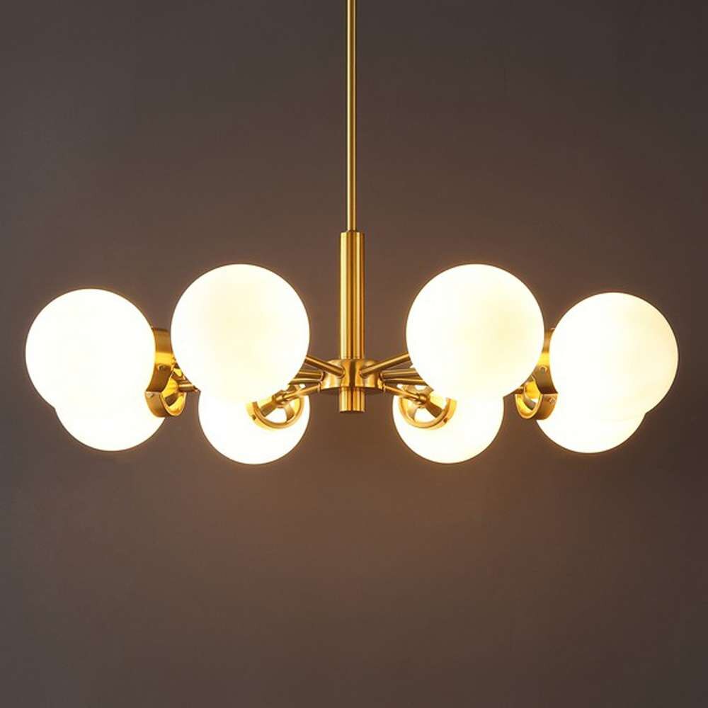 Safavieh - Prosie 8Lt 32in Chandelier - Gold - CHA4062A veiw 2