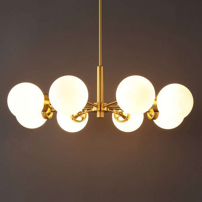 Safavieh - Prosie 8Lt 32in Chandelier - Gold - CHA4062A veiw 2