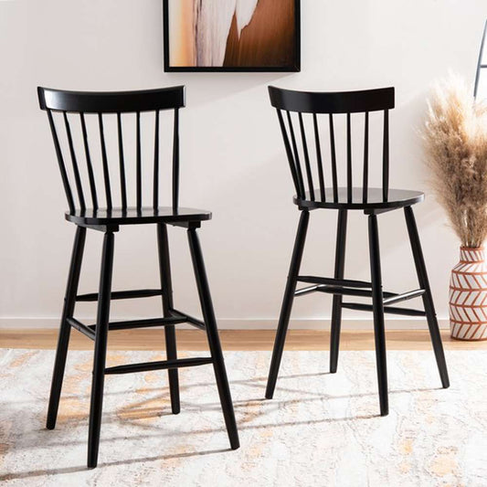 Safavieh - Providence Bar Stool - Black  (Set of 2) - BST8504B-SET2 veiw 2