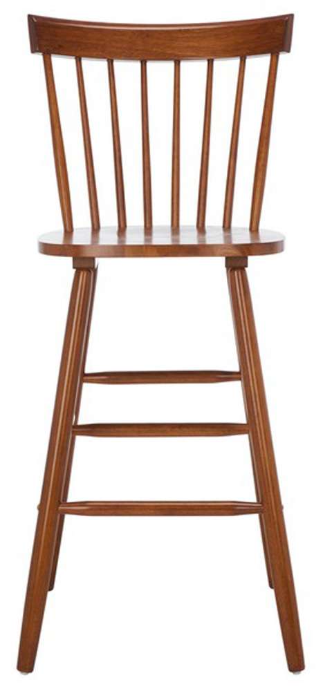 Safavieh - Providence Bar Stool - Walnut  (Set of 2) - BST8504F-SET2 veiw 1